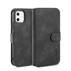 DG.MING Retro Oil Side Horizontal Flip Case with Holder & Card Slots & Wallet for iPhone, For iPhone 11 Pro (2019), For iPhone 11 (2019), For iPhone 11, For iPhone 11 Pro Max (2019), For iPhone 11 Pro Max