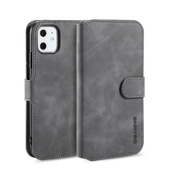 DG.MING Retro Oil Side Horizontal Flip Case with Holder & Card Slots & Wallet for iPhone, For iPhone 11 Pro (2019), For iPhone 11 (2019), For iPhone 11, For iPhone 11 Pro Max (2019), For iPhone 11 Pro Max