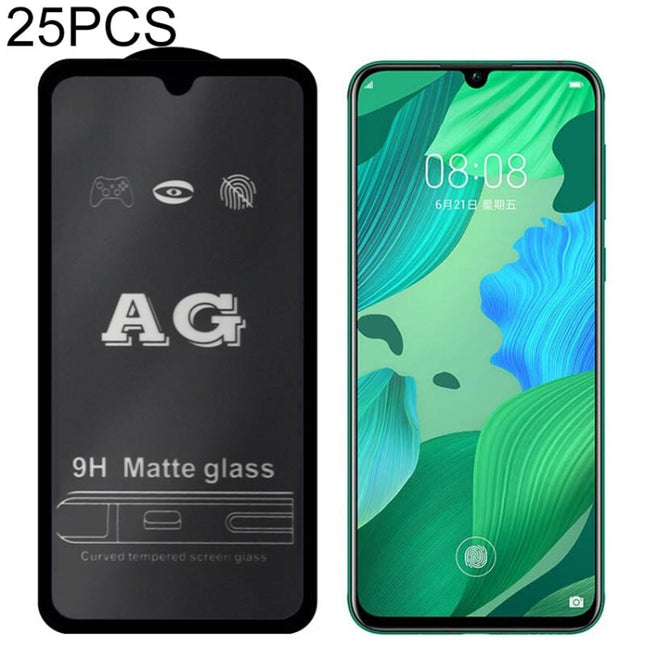 25 PCS AG Matte Frosted Full Cover Tempered Glass, For Huawei P20 Pro, For Huawei Y6 (2019), For Huawei Mate 20 X, For Huawei Honor 8X, For Huawei Mate 10, For Huawei Mate 10 Pro, For Huawei Nova 4, For Huawei Nova 3i, For Huawei Honor 8X Max          ...