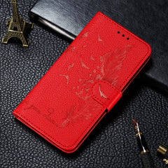 Feather Pattern Litchi Texture Horizontal Flip Leather Case with Wallet & Holder & Card Slots, For Xiaomi Redmi 7, For Xiaomi Redmi 7A, For Xiaomi Redmi K20, For Xiaomi Redmi Note 7, For Xiaomi Mi 9, For Xiaomi Mi 9 SE