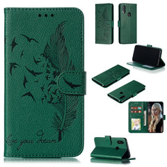 Feather Pattern Litchi Texture Horizontal Flip Leather Case with Wallet & Holder & Card Slots, For Xiaomi Redmi 7, For Xiaomi Redmi 7A, For Xiaomi Redmi K20, For Xiaomi Redmi Note 7, For Xiaomi Mi 9, For Xiaomi Mi 9 SE