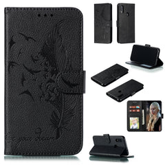 Feather Pattern Litchi Texture Horizontal Flip Leather Case with Wallet & Holder & Card Slots, For Xiaomi Redmi 7, For Xiaomi Redmi 7A, For Xiaomi Redmi K20, For Xiaomi Redmi Note 7, For Xiaomi Mi 9, For Xiaomi Mi 9 SE