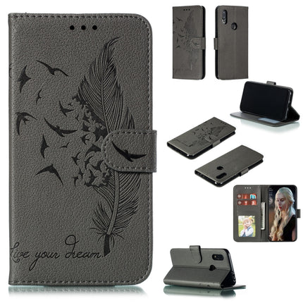 Feather Pattern Litchi Texture Horizontal Flip Leather Case with Wallet & Holder & Card Slots, For Xiaomi Redmi 7, For Xiaomi Redmi 7A, For Xiaomi Redmi K20, For Xiaomi Redmi Note 7