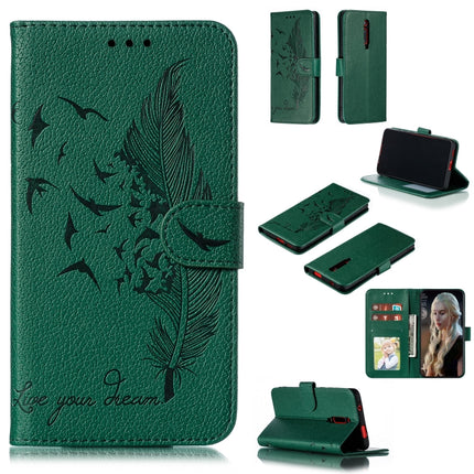 Feather Pattern Litchi Texture Horizontal Flip Leather Case with Wallet & Holder & Card Slots, For Xiaomi Redmi 7, For Xiaomi Redmi 7A, For Xiaomi Redmi K20, For Xiaomi Redmi Note 7