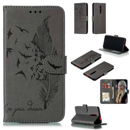 Feather Pattern Litchi Texture Horizontal Flip Leather Case with Wallet & Holder & Card Slots, For Xiaomi Redmi 7, For Xiaomi Redmi 7A, For Xiaomi Redmi K20, For Xiaomi Redmi Note 7