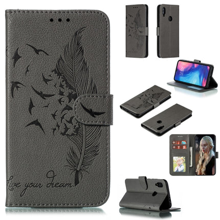 Feather Pattern Litchi Texture Horizontal Flip Leather Case with Wallet & Holder & Card Slots, For Xiaomi Redmi 7, For Xiaomi Redmi 7A, For Xiaomi Redmi K20, For Xiaomi Redmi Note 7