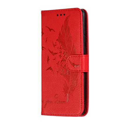 Feather Pattern Litchi Texture Horizontal Flip Leather Case with Wallet & Holder & Card Slots, For Xiaomi Mi 9, For Xiaomi Mi 9 SE, For Xiaomi Mi CC9, For Xiaomi Mi CC9e