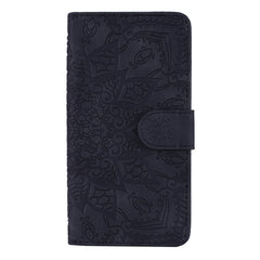 Calf Pattern Double Folding Design Embossed Leather Case with Wallet & Holder & Card Slots, For iPhone SE 2020 & 8 & 7, for iPhone 8 Plus & 7 Plus, for iPhone XS / X, for iPhone XR, for iPhone XS Max, for iPhone 11 (6.1 inch)