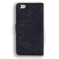 Calf Pattern Double Folding Design Embossed Leather Case with Wallet & Holder & Card Slots, For iPhone SE 2020 & 8 & 7, for iPhone 8 Plus & 7 Plus, for iPhone XS / X, for iPhone XR, for iPhone XS Max, for iPhone 11 (6.1 inch)