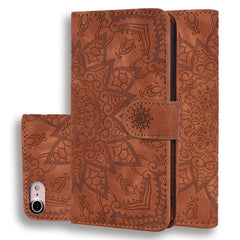 Calf Pattern Double Folding Design Embossed Leather Case with Wallet & Holder & Card Slots, For iPhone SE 2020 & 8 & 7, for iPhone 8 Plus & 7 Plus, for iPhone XS / X, for iPhone XR, for iPhone XS Max, for iPhone 11 (6.1 inch)