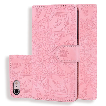 Calf Pattern Double Folding Design Embossed Leather Case with Wallet & Holder & Card Slots, For iPhone SE 2020 & 8 & 7, for iPhone XS / X, for iPhone 11 (6.1 inch), for iPhone 11 Pro (5.8 inch)