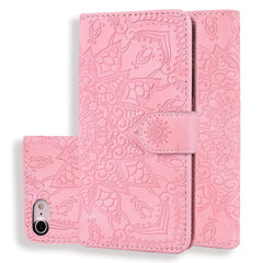 Calf Pattern Double Folding Design Embossed Leather Case with Wallet & Holder & Card Slots, For iPhone SE 2020 & 8 & 7, for iPhone 8 Plus & 7 Plus, for iPhone XS / X, for iPhone XR, for iPhone XS Max, for iPhone 11 (6.1 inch)