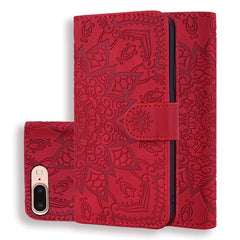 Calf Pattern Double Folding Design Embossed Leather Case with Wallet & Holder & Card Slots, For iPhone SE 2020 & 8 & 7, for iPhone 8 Plus & 7 Plus, for iPhone XS / X, for iPhone XR, for iPhone XS Max, for iPhone 11 (6.1 inch)