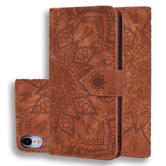 Calf Pattern Double Folding Design Embossed Leather Case with Wallet & Holder & Card Slots, For iPhone SE 2020 & 8 & 7, for iPhone 8 Plus & 7 Plus, for iPhone XS / X, for iPhone XR, for iPhone XS Max, for iPhone 11 (6.1 inch)