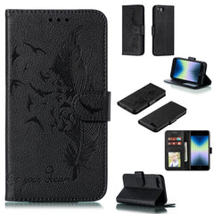 Feather Pattern Litchi Texture Horizontal Flip Leather Case with Wallet & Holder & Card Slots, For iPhone SE 2022 / SE 2020 / 8 / 7, For iPhone 7 Plus / 8 Plus, For iPhone 11 Pro, For iPhone 11, For iPhone 11 Pro Max, For iPhone XS /X