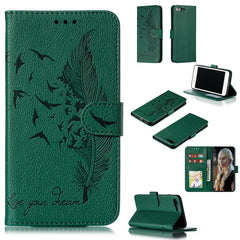 Feather Pattern Litchi Texture Horizontal Flip Leather Case with Wallet & Holder & Card Slots, For iPhone SE 2022 / SE 2020 / 8 / 7, For iPhone 7 Plus / 8 Plus, For iPhone 11 Pro, For iPhone 11, For iPhone 11 Pro Max, For iPhone XS /X