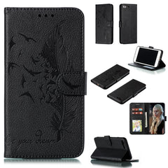 Feather Pattern Litchi Texture Horizontal Flip Leather Case with Wallet & Holder & Card Slots, For iPhone SE 2022 / SE 2020 / 8 / 7, For iPhone 7 Plus / 8 Plus, For iPhone 11 Pro, For iPhone 11, For iPhone 11 Pro Max, For iPhone XS /X