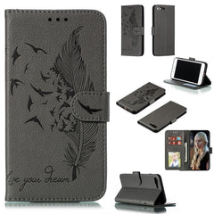 Feather Pattern Litchi Texture Horizontal Flip Leather Case with Wallet & Holder & Card Slots, For iPhone SE 2022 / SE 2020 / 8 / 7, For iPhone 7 Plus / 8 Plus, For iPhone 11 Pro, For iPhone 11, For iPhone 11 Pro Max, For iPhone XS /X