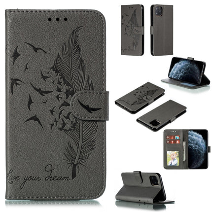 Feather Pattern Litchi Texture Horizontal Flip Leather Case with Wallet & Holder & Card Slots, For iPhone SE 2022 / SE 2020 / 8 / 7, For iPhone 7 Plus / 8 Plus, For iPhone 11 Pro, For iPhone 11