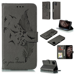 Feather Pattern Litchi Texture Horizontal Flip Leather Case with Wallet & Holder & Card Slots, For iPhone SE 2022 / SE 2020 / 8 / 7, For iPhone 7 Plus / 8 Plus, For iPhone 11 Pro, For iPhone 11, For iPhone 11 Pro Max, For iPhone XS /X