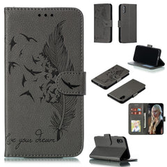 Feather Pattern Litchi Texture Horizontal Flip Leather Case with Wallet & Holder & Card Slots, For iPhone SE 2022 / SE 2020 / 8 / 7, For iPhone 7 Plus / 8 Plus, For iPhone 11 Pro, For iPhone 11, For iPhone 11 Pro Max, For iPhone XS /X