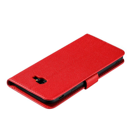 Feather Pattern Litchi Texture Horizontal Flip Leather Case with Wallet & Holder & Card Slots, For Galaxy J4+, For Galaxy J6+, For Galaxy J4 (2018), For Galaxy J6 (2018)