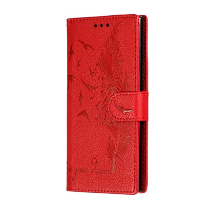 Feather Pattern Litchi Texture Horizontal Flip Leather Case with Wallet & Holder & Card Slots, For Galaxy Note 10, For Galaxy Note 10 +, For Galaxy S9, For Galaxy S9+