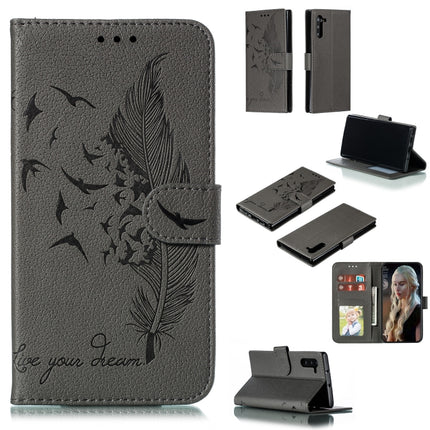 Feather Pattern Litchi Texture Horizontal Flip Leather Case with Wallet & Holder & Card Slots, For Galaxy Note 10, For Galaxy Note 10 +, For Galaxy S9, For Galaxy S9+