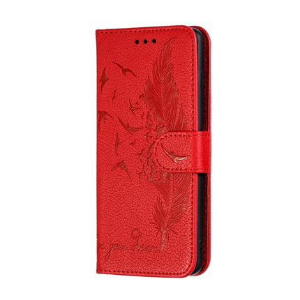 Feather Pattern Litchi Texture Horizontal Flip Leather Case with Wallet & Holder & Card Slots, For Galaxy S10, For Galaxy S10 5G, For Galaxy S10e, For Galaxy S10+
