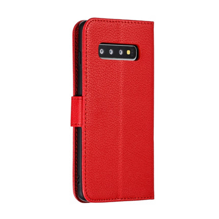 Feather Pattern Litchi Texture Horizontal Flip Leather Case with Wallet & Holder & Card Slots, For Galaxy S10, For Galaxy S10 5G, For Galaxy S10e, For Galaxy S10+