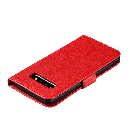 Feather Pattern Litchi Texture Horizontal Flip Leather Case with Wallet & Holder & Card Slots, For Galaxy S10, For Galaxy S10 5G, For Galaxy S10e, For Galaxy S10+