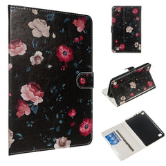 Colored Drawing Pattern Horizontal Flip PU Leather Case with Holder & Card Slots, For Amazon Kindle Fire 7 2015 / 2017, For Amazon Kindle HD8 2016 / 2017 / 2018, For Amazon Kindle HD10 2017