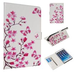 Colored Drawing Pattern Horizontal Flip PU Leather Case with Holder & Card Slots, For iPad mini 5 / 4 / 3 / 2 / 1