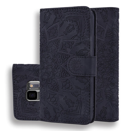 Calf Pattern Double Folding Design Embossed Leather Case with Wallet & Holder & Card Slots, for Galaxy A5 (2018) / A8 (2018), for Galaxy A6 (2018), for Galaxy J8 (2018) / A6+ (2018), for Galaxy A7 (2018), for Galaxy A9 (2018), for Galaxy M10 / A10     ...
