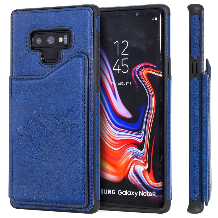 Cat Tree Embossing Pattern Shockproof Protective Case with Card Slots & Photo Frame, For Galaxy Note 8, For Galaxy Note 9, For Galaxy Note 10+, For Galaxy Note 10