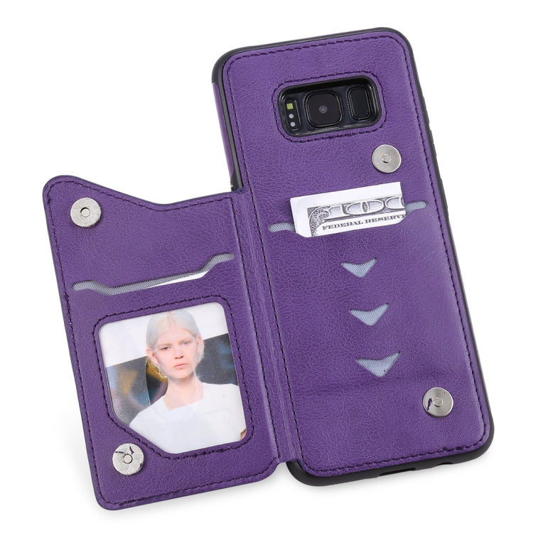 Cat Tree Embossing Pattern Shockproof Protective Case with Card Slots & Photo Frame, For Galaxy S8, For Galaxy S8+, For Galaxy S9, For Galaxy S9+