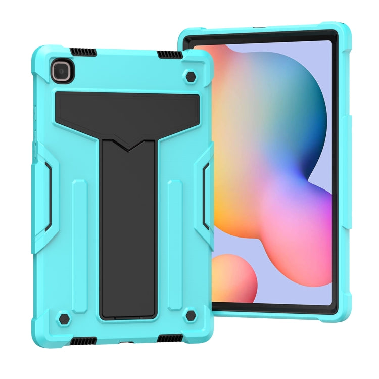 T-shaped Bracket Contrast Color Shockproof PC + Silicone Protective Case, For Samsung Galaxy Tab A7 10.4 (2020), For iPad Air 2022 / 2020 10.9 / iPad Pro 11, For Samsung Galaxy Tab S8 / Galaxy Tab S7 T870 / T875