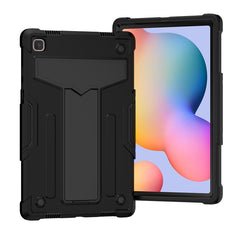 T-shaped Bracket Contrast Color Shockproof PC + Silicone Protective Case, For Samsung Galaxy Tab A7 10.4 (2020), For iPad Air 2022 / 2020 10.9 / iPad Pro 11, For Samsung Galaxy Tab S8 / Galaxy Tab S7 T870 / T875