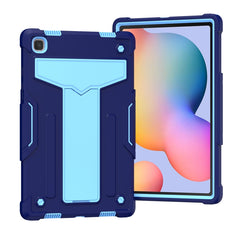 T-shaped Bracket Contrast Color Shockproof PC + Silicone Protective Case, For Samsung Galaxy Tab A7 10.4 (2020), For iPad Air 2022 / 2020 10.9 / iPad Pro 11, For Samsung Galaxy Tab S8 / Galaxy Tab S7 T870 / T875