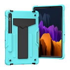 For Samsung Galaxy Tab S8 / Galaxy Tab S7 T870 / T875 / Mint Green+Black