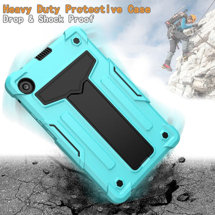 T-shaped Bracket Contrast Color Shockproof PC + Silicone Protective Case, For Huawei MatePad T8, For Huawei MediaPad T5