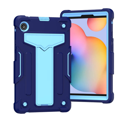 T-shaped Bracket Contrast Color Shockproof PC + Silicone Protective Case, For Huawei MatePad T8, For Huawei MediaPad T5
