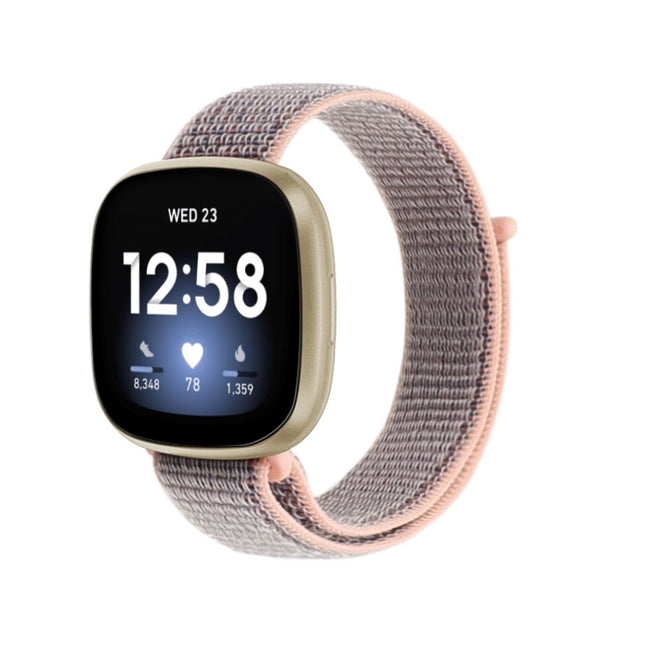 For Fitbit Versa 3 Nylon Loop Replacement Strap Watchband