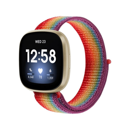 For Fitbit Versa 3 Nylon Loop Replacement Strap Watchband