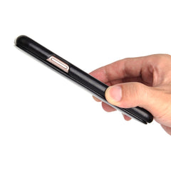Fierre Shann Business Magnetic Horizontal Flip Genuine Leather Case, For iPhone X / XS, For iPhone XR, For iPhone XS Max, For iPhone 11, For iPhone 11 Pro, For iPhone 11 Pro Max, For iPhone 12 mini, For iPhone 12 / 12 Pro