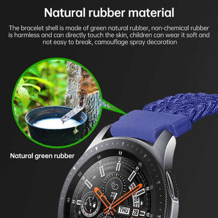 Universal Nylon Weave Replacement Strap Watchband, 20mm