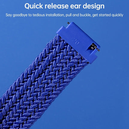 Universal Nylon Weave Replacement Strap Watchband, 22mm