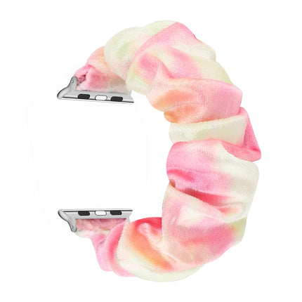 Flannel Hair Ring Replacement Strap Watchband, For Apple Watch Ultra 49mm / Series 8&7 45mm / SE 2&6&SE&5&4 44mm / 3&2&1 42mm, For Apple Watch Series 7 45mm / 6 & SE & 5 & 4 44mm / 3 & 2 & 1 42mm