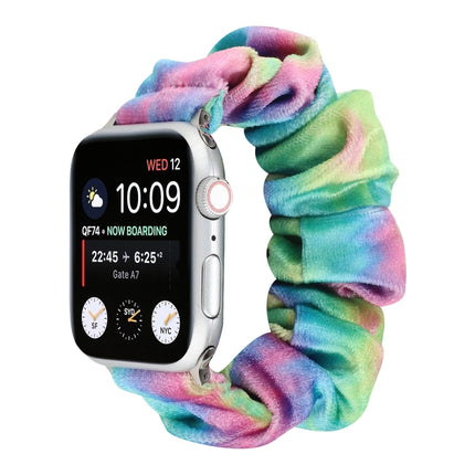 Flannel Hair Ring Replacement Strap Watchband, For Apple Watch Ultra 49mm / Series 8&7 45mm / SE 2&6&SE&5&4 44mm / 3&2&1 42mm, For Apple Watch Series 7 45mm / 6 & SE & 5 & 4 44mm / 3 & 2 & 1 42mm