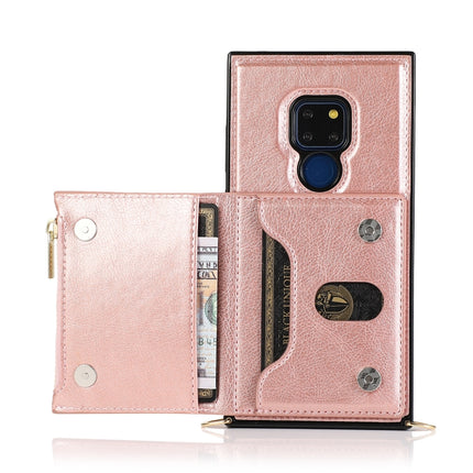 Square Zipper Wallet Bag TPU+PU Back Cover Case with Holder & Card Slots & Wallet & Cross-body Strap, For Huawei Mate 20, For Huawei Mate 20 Lite, For Huawei Mate 20 Pro, For Huawei Mate 30, For Huawei P30, For Huawei P30 Pro, For Huawei P30 Lite      ...